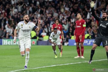 Real Madrid singkirkan Liverpool dengan agregat 6-2