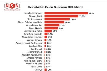 Survei NSN: Elektabilitas Heru Budi capai 22,5 persen