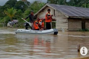 Curah hujan tinggi sepekan, 15 desa di Paser Kaltim terendam banjir