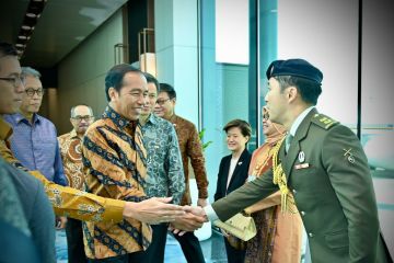 Presiden Jokowi tiba di Singapura hadiri Leaders' Retreat
