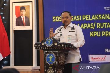 Kanwil Kumham DKI Jakarta sebut butuh 53 TPS untuk warga binaan di DKI