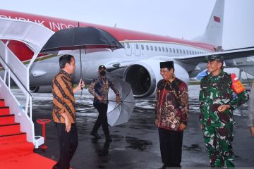 Presiden Jokowi tiba di Kalsel usai kunjungi Singapura