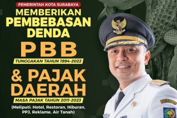 Pemkot Surabaya bebaskan sanksi denda PBB jelang HJKS ke-730