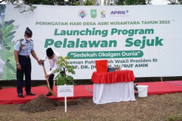 Hadiri Hari Desa Asri, Wapres: Menanam pohon sebagian dari iman