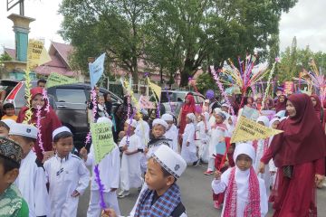 Ribuan peserta ikuti Pawai Tarhib Ramadhan 1444 di Palangka Raya