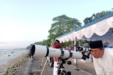 Pantauan hilal di Belitung terhalang awan mendung