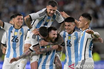 Lionel Messi Cetak gol, Argentina menang 2-0 atas Panama