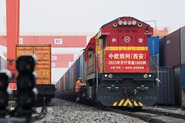 Lebih dari 1.000 perjalanan kereta kargo China-Eropa tercatat  di 2023