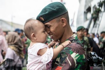 Pemberangkatan Satgas Pamtas RI-Papua Nugini