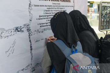 Bandara Sepinggan berpartisipasi dalam kegiatan Earth Hour