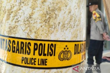Polisi selidiki ambruknya kubah Masjid Ittifaqul Barukang Makassar