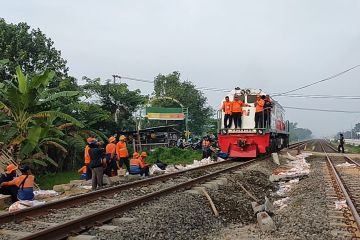 Daop 7 Madiun minta ganti rugi kerusakan jalur dan lokomotif