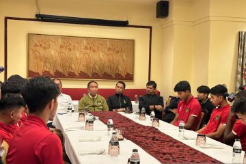 Wakil Ketua Umum PSSI Zainudin Amali temui para pemain timnas U-20
