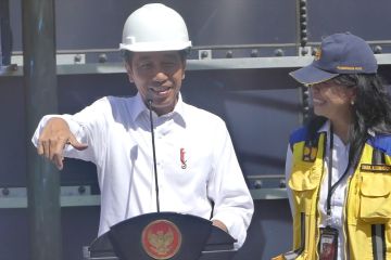 Jokowi resmikan Sistem Penyediaan Air Minum Banjarbakula di Kalsel