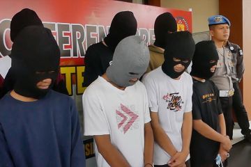 Polres Temanggung amankan sembilan anak yang terlibat perang sarung