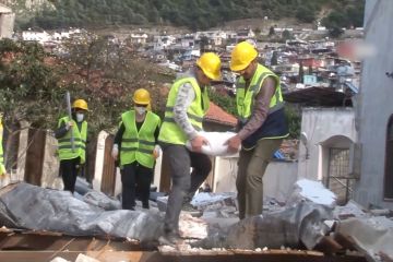Ratusan artefak diselamatkan dari zona gempa bumi Turki