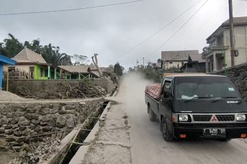 Erupsi merapi, tiga desa di Boyolali alami hujan abu