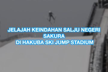 Jelajah keindahan salju Negeri Sakura di Hakuba Ski Jump Stadium