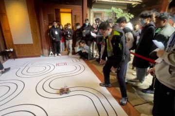 Mahasiswa antusias ikuti kompetisi robot di Fujian, China