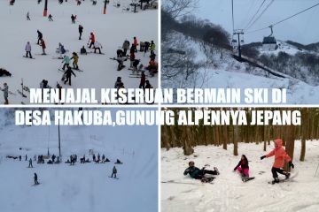 Menjajal keseruan bermain ski di Desa Hakuba, Gunung Alpennya Jepang