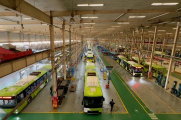 Pabrikan bus China ekspor 200 bus CNG ke Uzbekistan