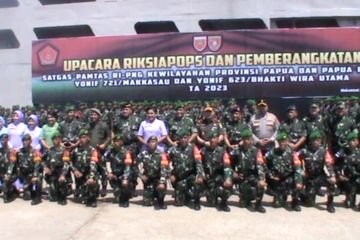 Panglima TNI lepas Satgas Pamtas RI-PNG