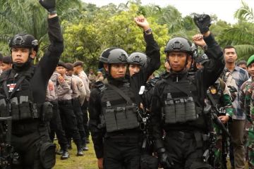 Ribuan personel TNI-Polri disiagakan saat kunker Presiden ke Jayapura