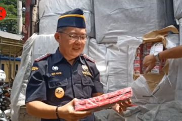 Bea Cukai Merak gagalkan peredaran rokok ilegal senilai Rp17,6 miliar