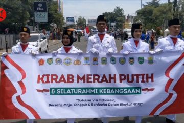 Cirebon gelar Kirab Merah Putih wujud persatuan jelang tahun politik