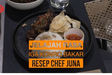 Jelajah rasa iga konro bakar resep Chef Juna