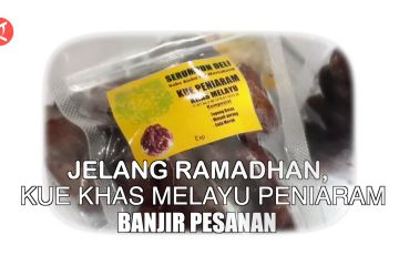 Jelang Ramadhan, kue khas Melayu peniaram banjir pesanan