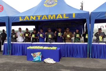 Lantamal I gagalkan penyelundupan 36 kg sabu melalui jalur laut