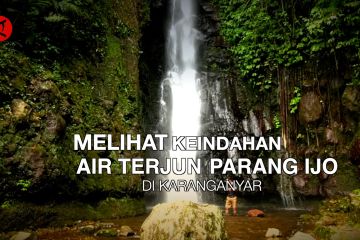 Melihat keindahan air terjun Parang Ijo di Karanganyar