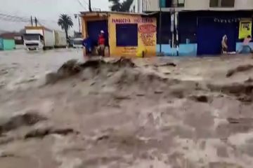 Topan Yaku sebabkan hujan deras dan banjir di Peru