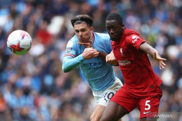Babak pertama, Manchester City vs Liverpool imbang 1-1