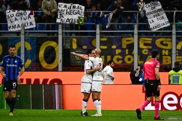 Inter Milan gagal raih tiga poin seusai ditekuk Fiorentina 0-1