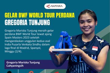 Gelar BWF World Tour perdana Gregoria Tunjung
