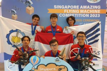 Tim Robot Bayucaraka ITS raih tiga juara di Singapura