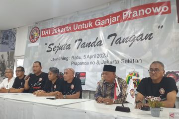 Relawan Ganjar Pranowo deklarasikan "Sejuta Tanda Tangan" di Jakarta