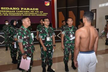 402 pemuda ikuti seleksi Sidang Sub Panda Cata di Kodam XIII/Merdeka