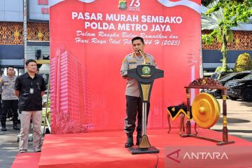 Polda Metro Jaya gelar pasar murah untuk mempererat silaturahmi