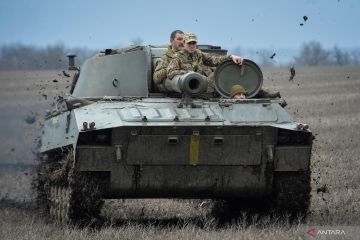 Prajurit Ukraina hadang serangan Rusia yang masih berlanjut