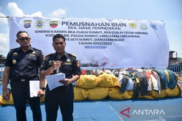 Pemusnahan Pakaian Bekas  Impor