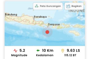 BMKG: Dua gempa di Bali hari ini akibat aktivitas subduksi lempeng