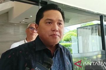 Erick Thohir belum laporkan sanksi FIFA ke Presiden Jokowi