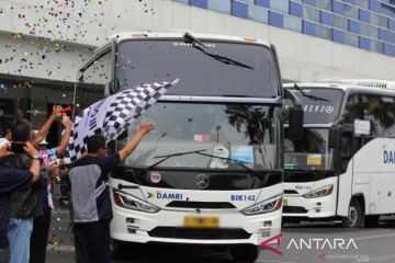 Pupuk Kujang menyiapkan empat bus besar dalam program mudik gratis