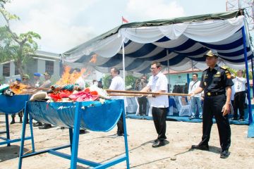 Bea Cukai Musnahkan Barang Hasil Penindakan Senilai 1,2 Miliar di Sumatera Utara