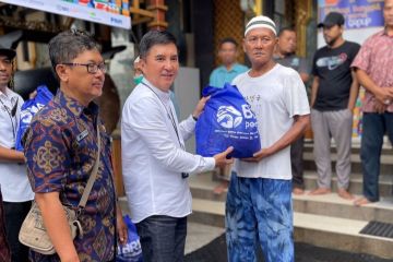 BRI salurkan kebutuhan pokok untuk panti asuhan dan jompo di Bali