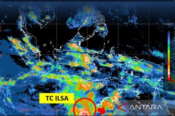 Siklon Ilsa pengaruhi gelombang tinggi Selat Bali-Lombok lima meter