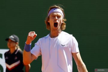 Monte Carlo Masters: Andrey Rublev melaju ke semi final
